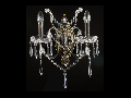 Aplica Diamant Crystal Castle,2 x E14, 230V, D.14cm,H.35 cm,Bronz