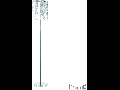 Lampa de podea cu pandantive din cristale de diverse forme 2x40W