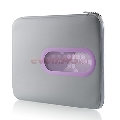 Belkin - Mapa Laptop Window Sleeve Dark Grey/Lavender 15.4