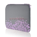 Belkin - Mapa Laptop Pixilated Sleeve Dark Grey/Lavender 15.4