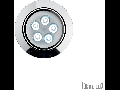 Spot incastrat Delta, D:105 mm 5W, 450Lm, LED, Rotund, Crom