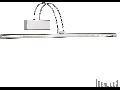 Aplica Bow, 114 LED, 456 Lm, L:115 mm, H:65 mm, Nichel