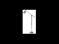 Lampa de podea Newton, 1 bec, dulie E27, D:260 mm, H:1500 mm, Alama
