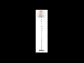Lampa de podea Oslo,1 bec, dulie E27, D:450 mm, H:1710 mm, Alb