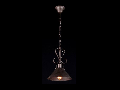 Lampa suspendata  House Iron,1 x E27, 230V, D.25cm,H.39 cm,Maro inchis