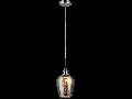 Lampa suspendata Fusion Blues,1 x E14,D.140,cm,H.1000 cm,Nichel fumuriu