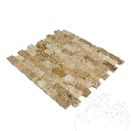 Mozaic Travertin Yellow Scapitat 2.5 x 5cm Produs Comanda Speciala