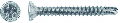 SURUB AUTOFORANT ZINCAT ALB CAP INECAT / 3.5X19MM - 500BUC