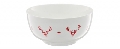 Bol salata 13cm alb Winter