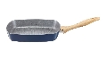 Tigaie grill 26x26cm acoperire Qualum Basic Stone + separator nordic
