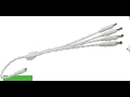 Cablu conexiune ramificatie Sursa - 4 baghete LED LINK