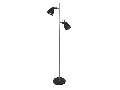 LAMPADAR TOM 2XE27 NEGRU H1550mm