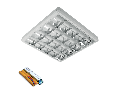 CORP IL. LENA – V CU LED (600MM) 4X9W 6400K APARENT 630X330mm CU KIT DE EMERGENTA