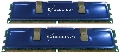 Exceleram - Memorii Blue DDR2, 2x2GB, 1000 MHz