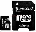 Transcend - Card Micro SD 4GB