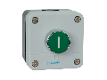 BUTON CU ARC DE REVENIRE BP102 1NO IP65 VERDE