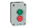 BUTON CU ARC DE REVENIRE BP213 1NO;1NC IP65 1 ROSU, 1 VERDE