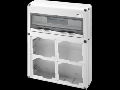 Organizator de santier Q-DIN 20 MODULE - 4 FLANSE IB ORIZONTALE 16 / 32A CBF IP44 - IP65