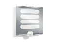 Aplica L224 LED (inox), senzor de miscare PIR 180, pentru exterior
