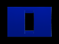 Placa ornament Virna - tehnopolimer gloss finish - 1 modul- JAZZ BLUE - SYSTEM