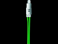 Lampa in miniaturaS WITH WIRED LEAD WITH LED LAMP - 230V ac - 0,6W GREEN - CABLE COLOUR: GREEN - CHORUS