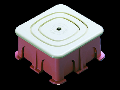 FLUSH-MOUNTING BOX FOR THELEPHONE SYSTEM - CONVENTIONAL - 68x68x30
