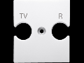 UNIVERSAL SUPPORT - COMBINED Priza OUTLET TV-R - WHITE - CHORUS