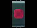 Lampa prezenta tensiune - RED - 1 MODULE - BLACK - CHORUS