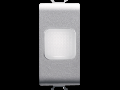 ANTI BKACK-OUT LAMP - 230V ac 50/60 Hz 1h - 1 MODULE - TITANIUM - CHORUS