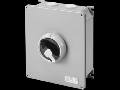 Selector rotativ - HP- montaj aparent - COMMAND - METAL BOX - 63A 3P - blocabil BLACK KNOB - IP66