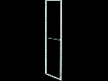 Tablou modular DOMO CENTER -rame  H.2400 - METAL - WHITE RAL 9003