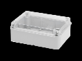 Doza aparenta cu capac transparent  LID - IP56 - dimensiuni interioare 380X300X120 - WITH SMOOTH WALLS