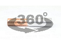 Mufa neizolata cupru-aluminiu (Cu-Al) RT120/150 120/150mm2, (d1=15mm, d2=17mm)