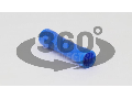 Mufa izolata, cupru electrolitic stanat, albastru KTH 2,5mm2, (L=25mm, d1=2,7mm), PVC