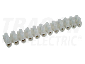 Cleme sir flexibile cu lamele, natur, PP S15A-H-L 10 mm2, 450VAC, 50A, PP