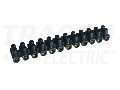 Cleme sir flexibile, profil U, 12 poli, negru SF30A-U 16mm2, 450VAC, 63A, PE