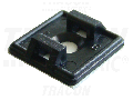Talpa autoadeziva pt.fasete,2 directii de introducere,neagra TALP191-2 18,718,7mm, d=4,4mm,PA6.6