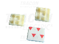 Talpa autoadeziva pt.fasete,2 directii de introducere, natur TALP270-2 26,526,5mm, d=4,3mm, PA6.6