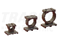 Clema cu blocare pt.cabluri si tevi, gri inchis TKCRZ-32 d=32mm, PA6.6