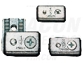 Clema de strangere cablu, acelmax, otel AMAX3 d=3mm (1/8coll), M3