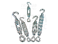 Intinzator cablu (ochi-carlig), otel+corp turnat FSH660 660mm, 1050N