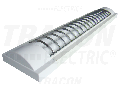 Corp de il. cu tub fluorescent,aparent pe tavan,cu grilaj MFL-T8-118W 230V, 50Hz, T8, G13, 1×18W, EEI=A