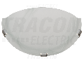 Aplica tavan din sticla, alba UFO-F-F 230V, 50Hz, E27, max.1×60W, D=300 mm, EEI=A++,A+,A,B,C,D,E