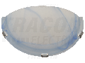 Aplica tavan din sticla, albastra, UFO-F-K 230V, 50Hz, E27, max.160W, D=300 mm, EEI=A++,A+,A,B,C,D,E