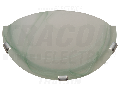 Aplica tavan din sticla, verde, UFO-F-Z 230V, 50Hz, E27, max.160W, D=300 mm, EEI=A++,A+,A,B,C,D,E