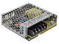 Alimentator benzi LED,carcasa met., iesire de CC, reglabila LRS-75-24 85-264 VAC / 24 VDC; 75 W; 0-3,2 A