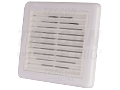 Jaluzea fixa cu grila de exterior pentru ventilator de baie VFS100 151×151×45mm, D=96mm