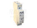 Contactor modular de instalatii THK2-20-24/1NO+1NC/ 230V, 50Hz, 2P, 1×NO+1×NC, 20/7A, 4/1,2kW 24V AC