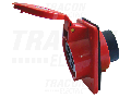 Priza industriala incorporabila, oblica TICS-324 32A, 400V, 3P+E, 6h, IP44