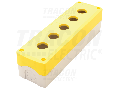 Carcasa pentru butoane, galben,5 NYGD-5YE d=22,5, IP65, 2PG-13,5